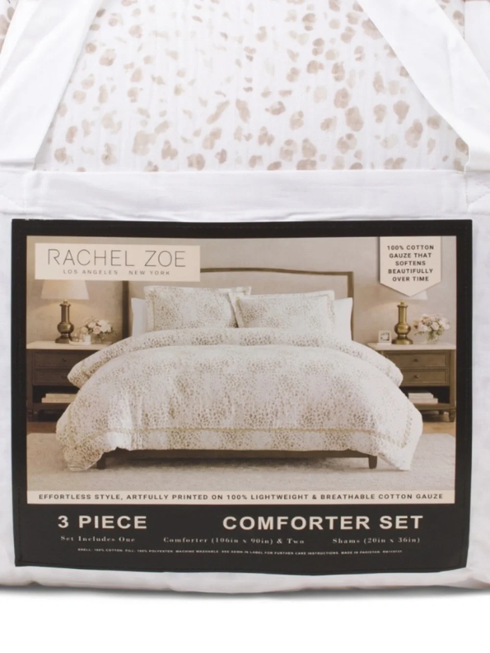 RACHEL ZOE Animal Print Comforter Set
